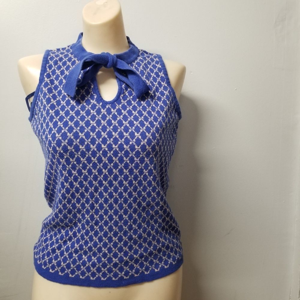 Cotton sleeve knit top medium juniors vintage